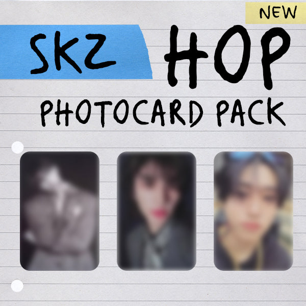 [HOP ONLY] Stray Kids KPOP Photocard Trading Pack - 100% Official HOP Album ONLY